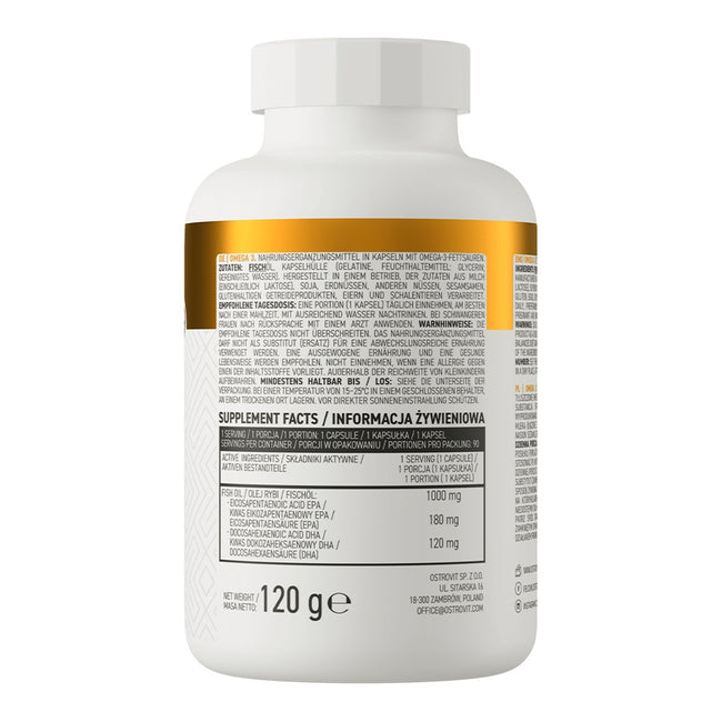 OstroVit Omega 3 suplement diety 90 kapsułek