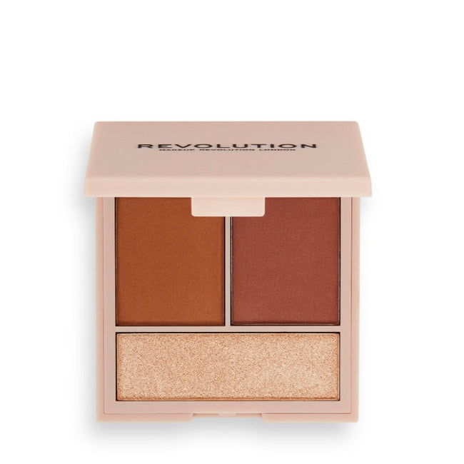 Makeup Revolution Face Powder Contour Compact paletka do konturowania twarzy