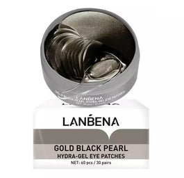 Lanbena Gold Black Pearl hydrożelowe płatki pod oczy z czarną perłą 60szt