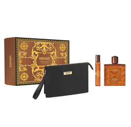 Versace Eros Najim Pour Homme zestaw perfumy spray 100ml + perfumy spray 10ml + kosmetyczka