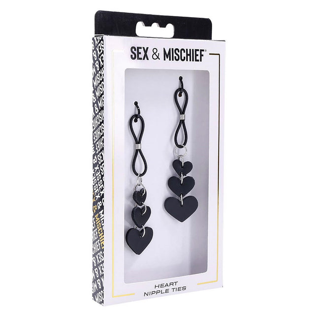 Sex & Mischief Heart Nipple Ties zaciski na sutki