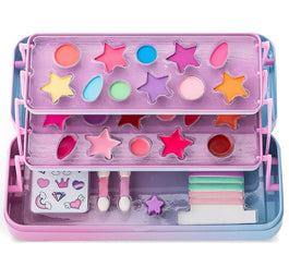 Martinelia Little Unicorn zestaw kosmetyczny dla dzieci w metalowym pudełku z 3 poziomami