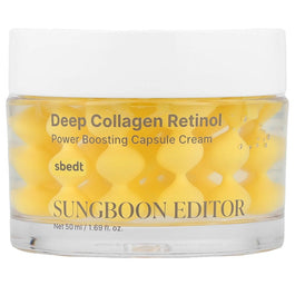 Sungboon Editor Deep Collagen Retinol Power Boosting Capsule Cream ujędrniający krem w kapsułkach z retinolem i kolagenem 50ml