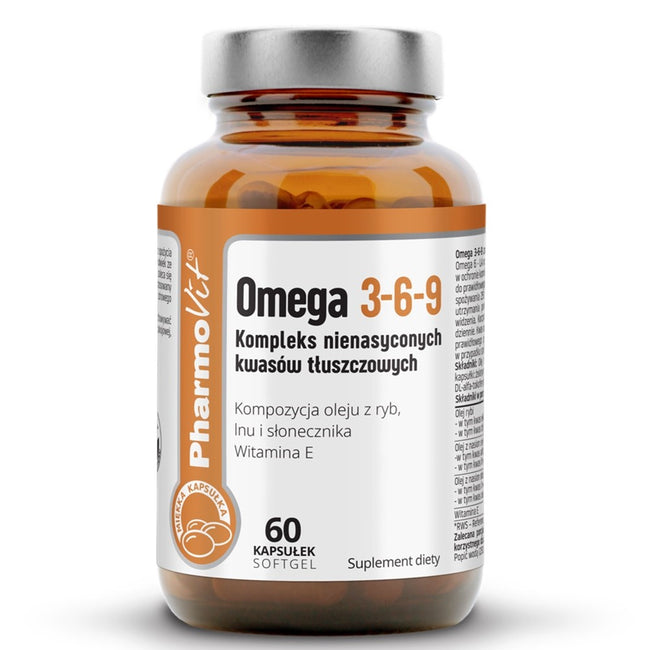 Pharmovit Omega 3-6-9 suplement diety 60 kapsułek