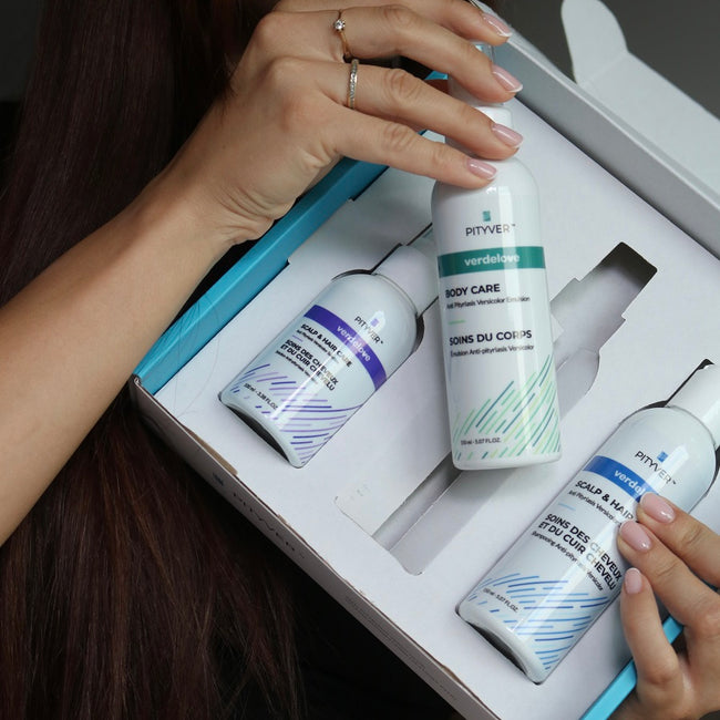 Pityver Zestaw szampon na łupież pstry 150ml + płyn do skóry głowy 100ml + emulsja do ciała 150ml