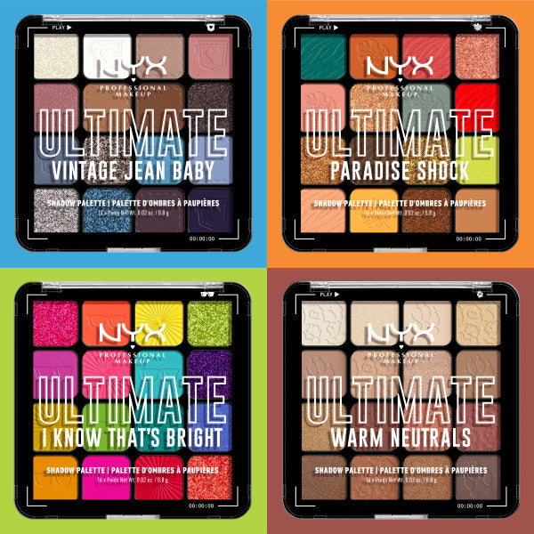 NYX Professional MakeUp Ultimate Shadow Palette paleta cieni do powiek