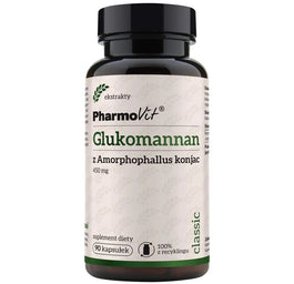 Pharmovit Glukomannan z Amorphophallus konjac 450 mg suplement diety 90 kapsułek