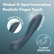 Satisfyer G-Spot Wave 4 wibrator punktu G z ruchomą wypustką Grey