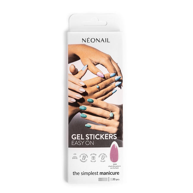 NeoNail Gel Stickers Easy On lakier hybrydowy w naklejce