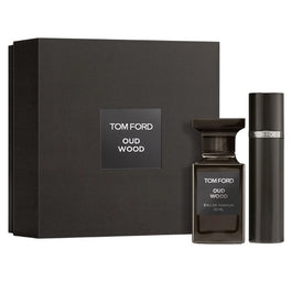 Tom Ford Oud Wood zestaw woda perfumowana spray 50ml + woda perfumowana spray 10ml