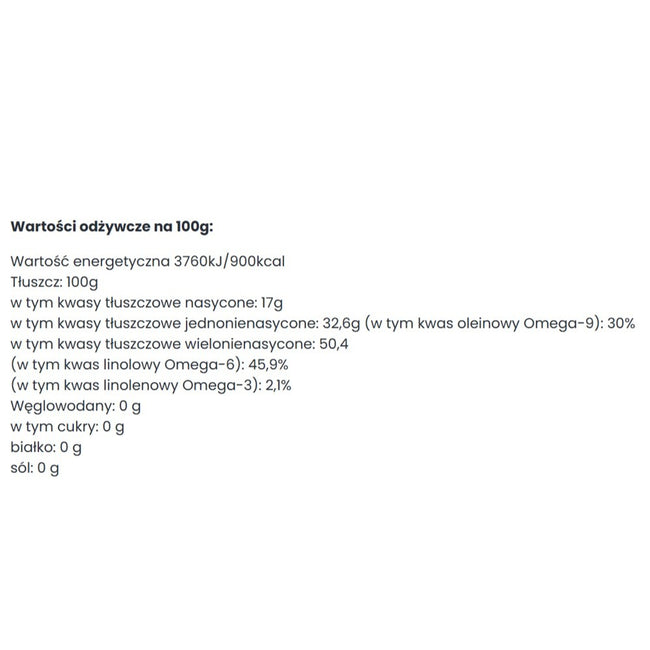 Big Nature Olej dla seniora tłoczony na zimno 250ml