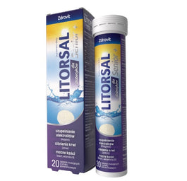 Zdrovit Litorsal Senior+ dla diabetyków suplement diety 20 tabletek musujących
