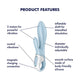Satisfyer Air Pump Bunny 1 wibrator z funkcją pompowania Blue