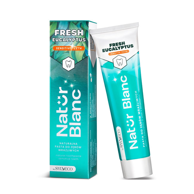 SYLVECO Natur Blanc pasta do wrażliwych zębów Fresh Eucalyptus 100ml