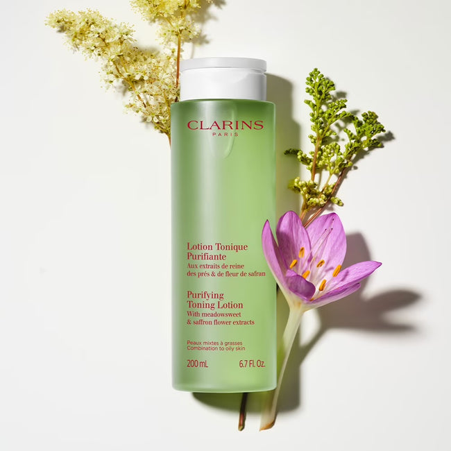 Clarins Purifying Toning Lotion tonik oczyszczający do skóry tłustej i mieszanej 400ml