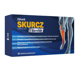 Zdrovit Skurcz Senior suplement diety 56 tabletek powlekanych