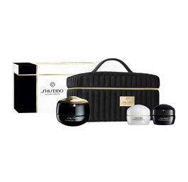 Shiseido Beauty Longevity Ritual For Eyes zestaw krem do okolic oczu i ust 17ml + krem na dzień 15ml + krem do twarzy 15ml + kosmetyczka