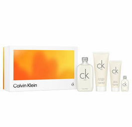 Calvin Klein CK One zestaw woda toaletowa spray 200ml + balsam do ciała 200ml + żel pod prysznic 100ml + woda toaletowa 15ml