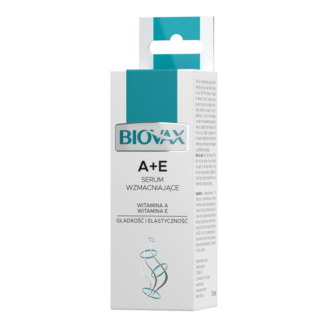 BIOVAX A+E serum wzmacniające do włosów 15ml