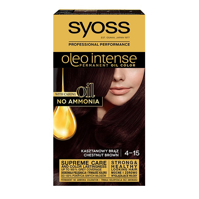 Syoss Oleo Intense farba do włosów trwale koloryzująca z olejkami