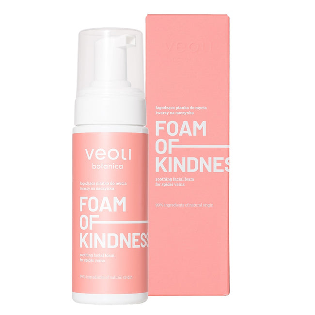 Veoli Botanica Foam Of Kindness łagodząca pianka do twarzy na naczynka 150ml