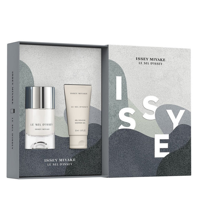 Issey Miyake Le Sel D'issey zestaw woda toaletowa spray 50ml + żel pod prysznic 50ml