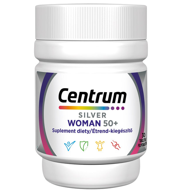 Centrum Silver Woman 50+ multiwitaminy dla kobiet suplement diety 30 tabletek