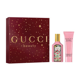 Gucci Flora Gorgeous Gardenia zestaw woda perfumowana spray 50ml + balsam do ciała 50ml