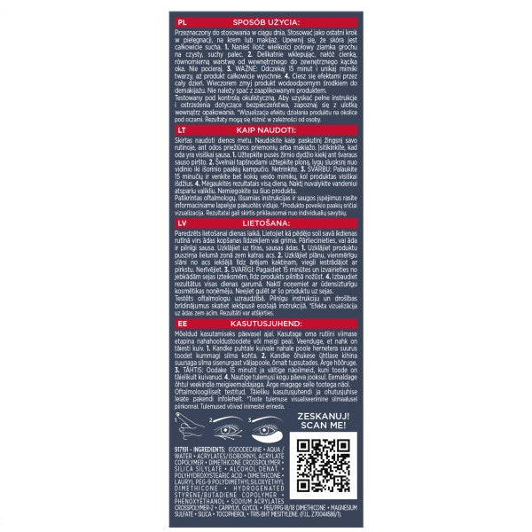 L'Oreal Paris Revitalift Laser Eye Bag Instant Eraser reduktor cieni i worków pod oczami 15ml