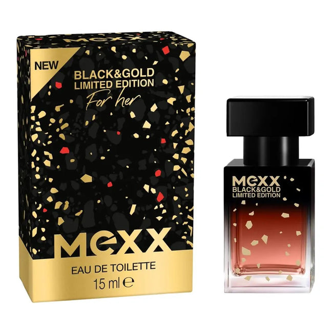 Mexx Black & Gold Limited Edition For Her woda toaletowa spray