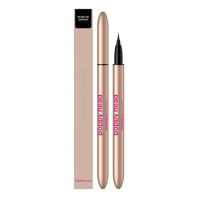 Poppy Head Inkfluence eyeliner w pisaku z pędzelkową końcówką 0.6ml