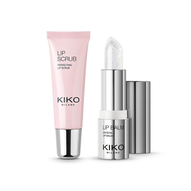 KIKO Milano Dreamy Lips Caring Set zestaw do pielęgnacji ust: połyskujący balsam i peeling