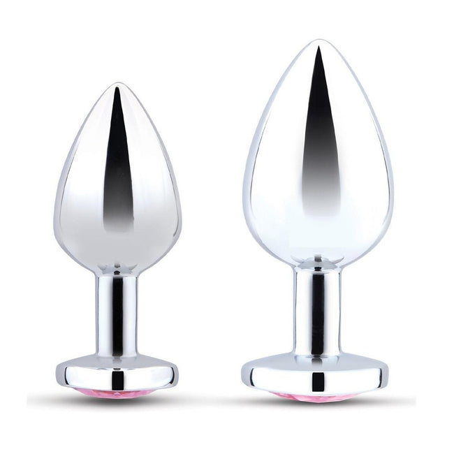 b-Vibe Jewel Heart Training Set korki analne 2szt.