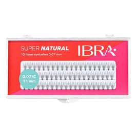 Ibra Super Natural kępki sztucznych rzęs 0.07 C-11mm