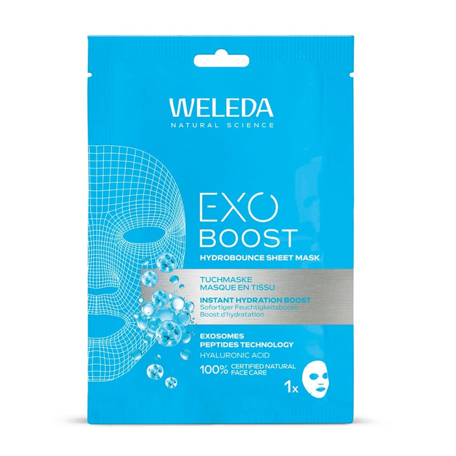 Weleda Exo Boost nawilżająca maska w płachcie 20ml