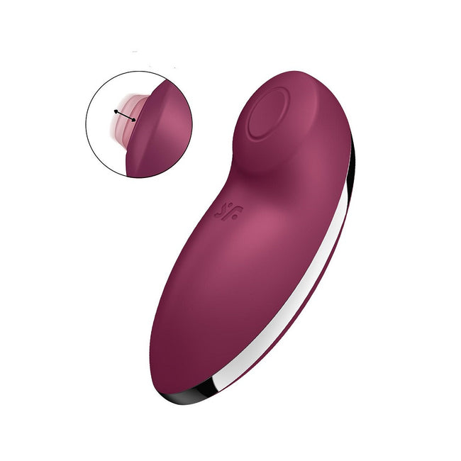 Satisfyer Tap & Climax 2 wibrator nakładany z funkcją stukania Red