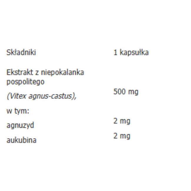 Aliness Niepokalanek 500mg suplement diety 100 kapsułek