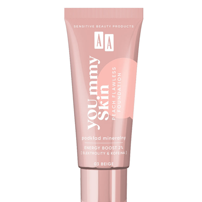 AA YOU.mmy Skin Peach Flawless Foundation podkład mineralny 30ml