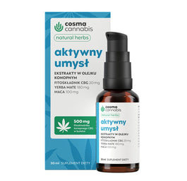 Cosma Cannabis Aktywny Umysł suplement diety 30ml