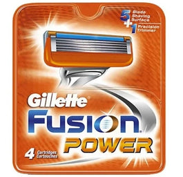 Gillette Fusion Power wymienne ostrza do maszynki do golenia 4szt.