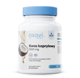 Osavi Kwas kaprylowy 1200mg suplement diety 60 kapsułek
