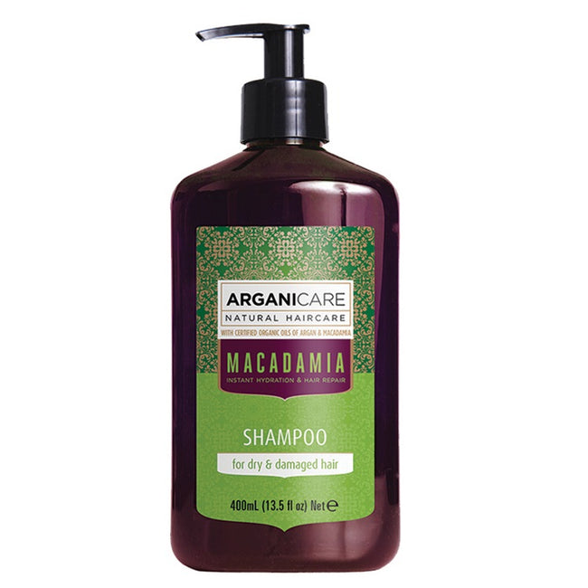 Arganicare Macadamia szampon do suchych i zniszczonych włosów 400ml