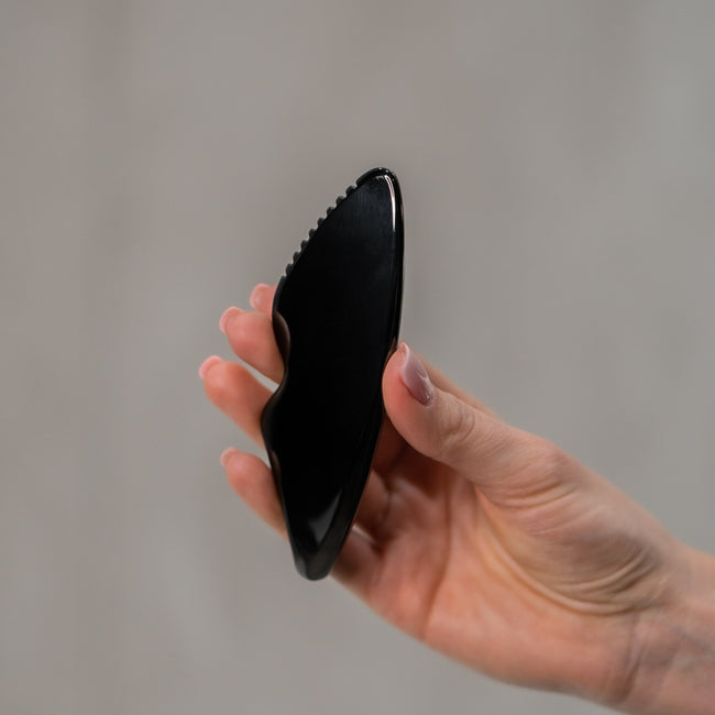 Glov Face Trainer nowoczesny masażer Gua Sha Black