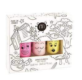 Nailmatic Kids Magic Forest D zestaw lakierów do paznokci 3x8ml