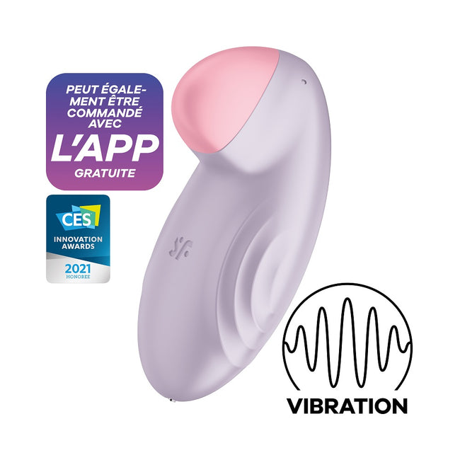 Satisfyer Tropical Tip wibrator stymulujący łechtaczkę Light Lilac