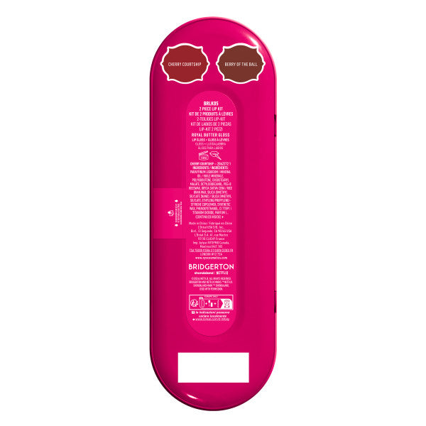 NYX Professional MakeUp Bridgerton Royal Treasures 2-Piece Lip Kit zestaw błyszczyk i konturówka