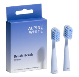 Alpine White Brush Heads wymienne końcówki do szczoteczki sonicznej 2szt.