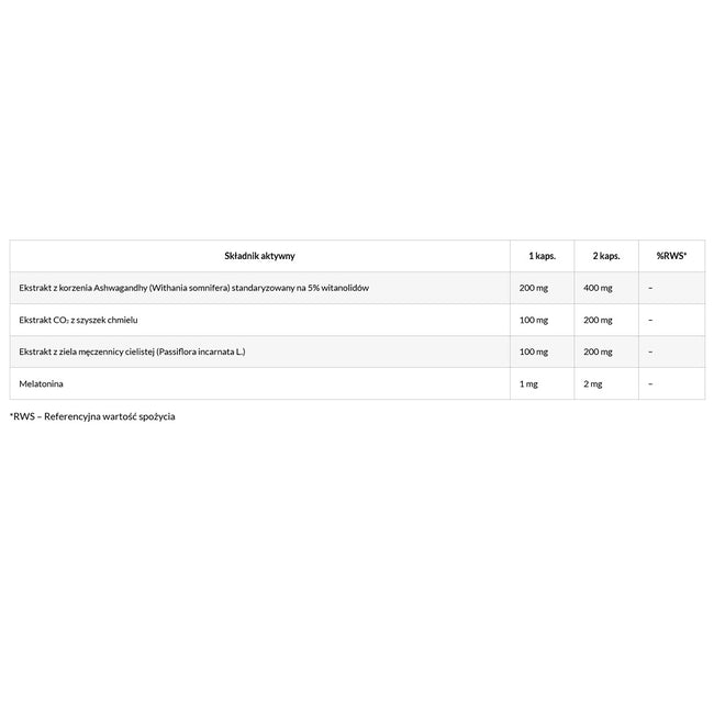 Big Nature Sleep Guard suplement diety 90 kapsułek