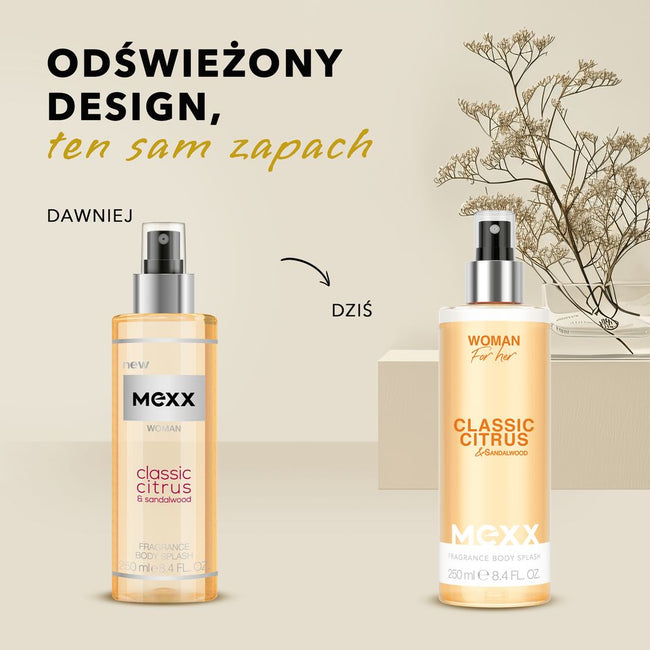Mexx Woman Classic Citrus & Sandalwood perfumowana mgiełka do ciała 250ml