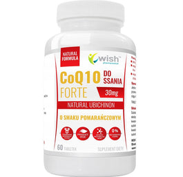 WISH Pharmaceutical CoQ10 Forte 30mg suplement diety 60 tabletek do ssania